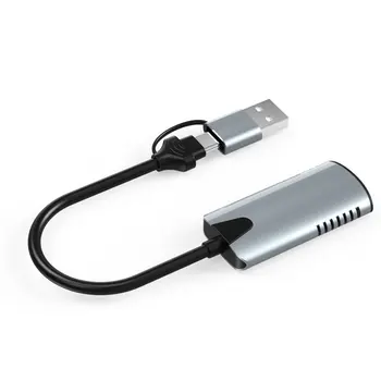 1080p Vaizdo įrašymo Kortelė USB C USB-HDMI-suderinama Grabber Diktofono PS4 Žaidimas, DVD Vaizdo Kameros Įrašymo Live Transliacijos