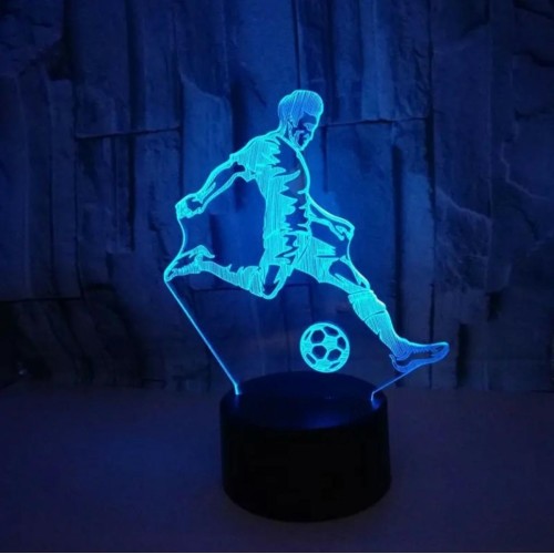 LED NAKTINĖ LEMPA FUTBOLININKO FORMOS LED NAKTINĖ LEMPA FUTBOLININKO FORMOS