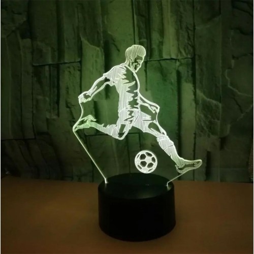 LED NAKTINĖ LEMPA FUTBOLININKO FORMOS LED NAKTINĖ LEMPA FUTBOLININKO FORMOS