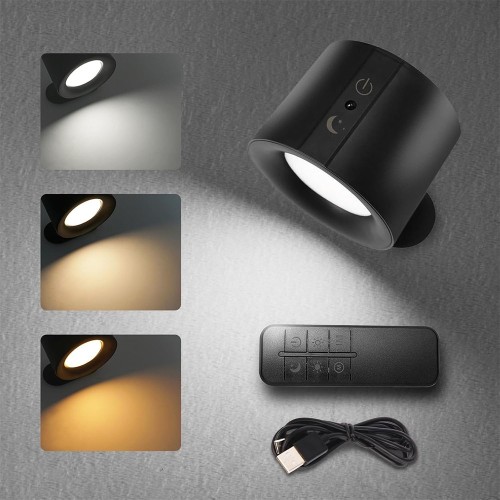 MAGNETINĖ LED SIENINĖ LEMPA SU PULTELIU MAGNETINĖ LED SIENINĖ LEMPA SU PULTELIU