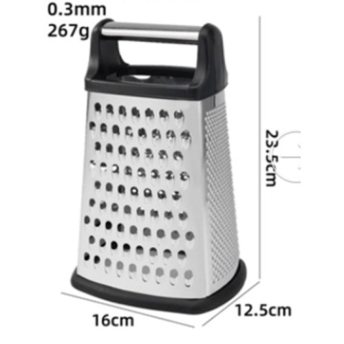 DIDELĖ VIRTUVINĖ TARKA 23,5 CM. (4 PUSIŲ, NERŪDIJANČIO PLIENO)