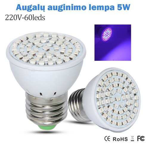 5W AUGALŲ AUGINIMO LEMPA 5W AUGALŲ AUGINIMO LEMPA