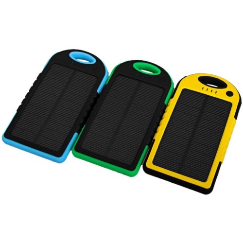 5000MAH NEŠIOJAMA SAULĖS BATERIJA (POWERBANK)
