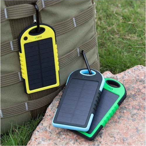5000MAH NEŠIOJAMA SAULĖS BATERIJA (POWERBANK)