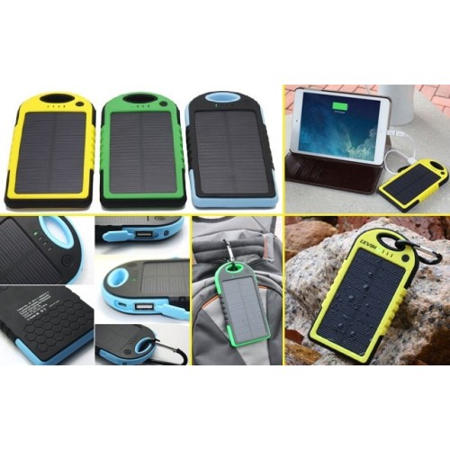 5000MAH NEŠIOJAMA SAULĖS BATERIJA (POWERBANK)