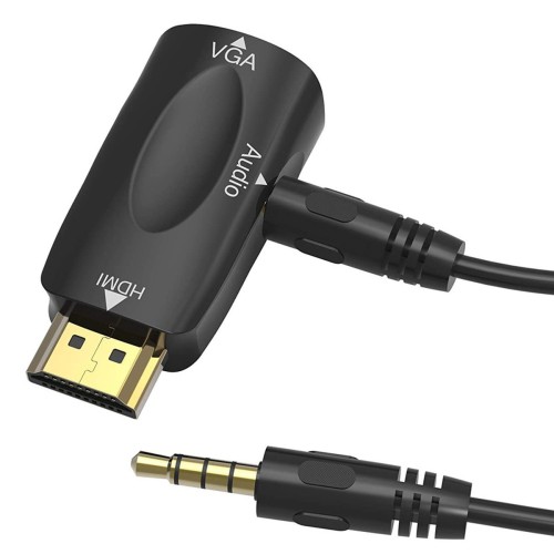 KEITIKLIS ADAPTERIS HDMI Į VGA + AUDIO LAIDAS KEITIKLIS ADAPTERIS HDMI Į VGA + AUDIO LAIDAS
