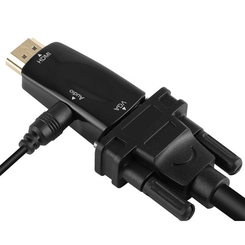 KEITIKLIS ADAPTERIS HDMI Į VGA + AUDIO LAIDAS KEITIKLIS ADAPTERIS HDMI Į VGA + AUDIO LAIDAS