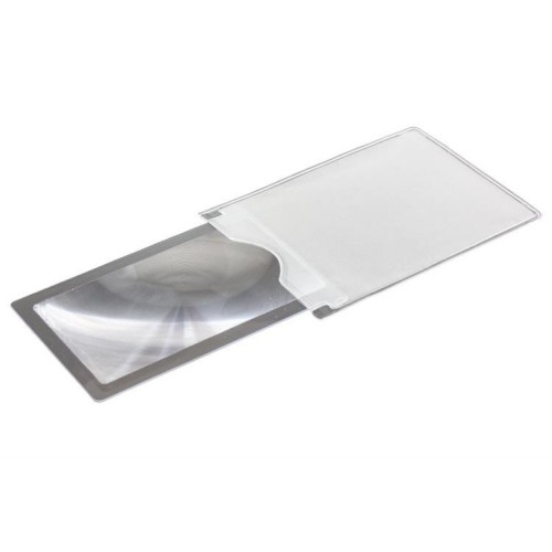 DIDINAMASIS STIKLAS LUPA KORTELĖ 4X DIDINAMASIS STIKLAS LUPA KORTELĖ 4X
