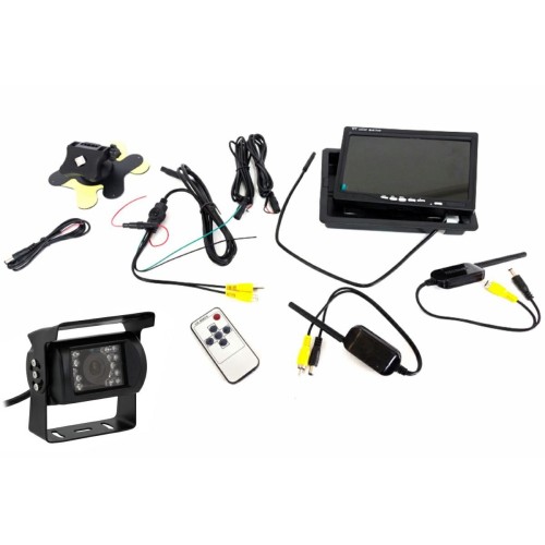 BEVIELĖ VAIZDO KAMERA AUTOMOBILIO GALINIO VAIZDO STEBĖJIMUI + LCD 7 BEVIELĖ VAIZDO KAMERA AUTOMOBILIO GALINIO VAIZDO STEBĖJIMUI + LCD 7