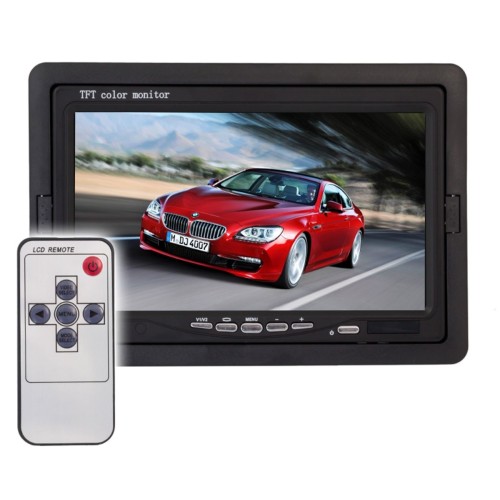 BEVIELĖ VAIZDO KAMERA AUTOMOBILIO GALINIO VAIZDO STEBĖJIMUI + LCD 7 BEVIELĖ VAIZDO KAMERA AUTOMOBILIO GALINIO VAIZDO STEBĖJIMUI + LCD 7
