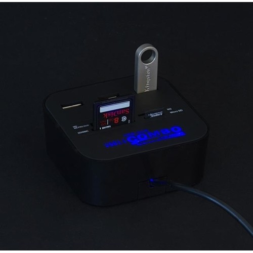 USB ŠAKOTUVAS SU KORTELIŲ SKAITYTUVU