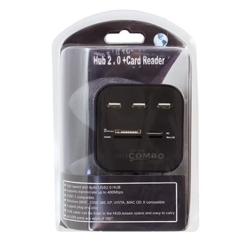 USB ŠAKOTUVAS SU KORTELIŲ SKAITYTUVU