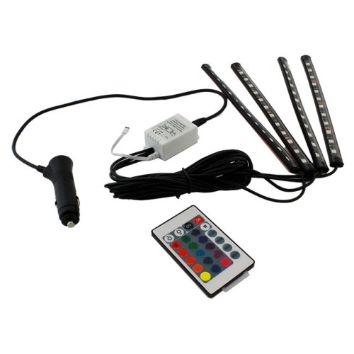 AUTOMOBILIO LED RGB LAZDELĖS 22CM AUTOMOBILIO LED RGB LAZDELĖS 22CM