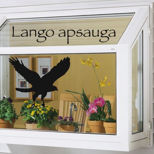 LIPDUKAS APSAUGAI NUO PAUKŠČIŲ ATSITRENKIMO Į LANGUS LIPDUKAS APSAUGAI NUO PAUKŠČIŲ ATSITRENKIMO Į LANGUS