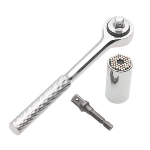 7-19MM UNIVERSALI GALVUTĖ + RAKTAS 7-19MM UNIVERSALI GALVUTĖ + RAKTAS