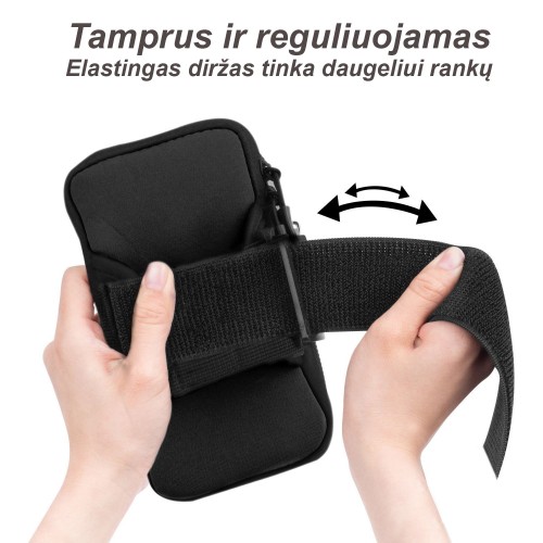 RANKOS PINIGINĖ - TELEFONO DĖKLAS SPORTUI - MĖLYNA RANKOS PINIGINĖ - TELEFONO DĖKLAS SPORTUI - MĖLYNA