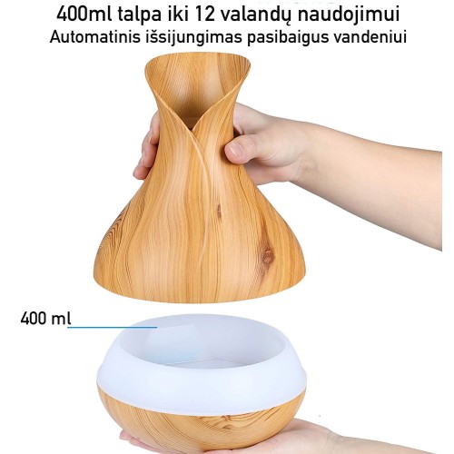 ORO DRĖKINTUVAS, ETERINIŲ ALIEJŲ DIFUZORIUS - RUDA ORO DRĖKINTUVAS, ETERINIŲ ALIEJŲ DIFUZORIUS - RUDA