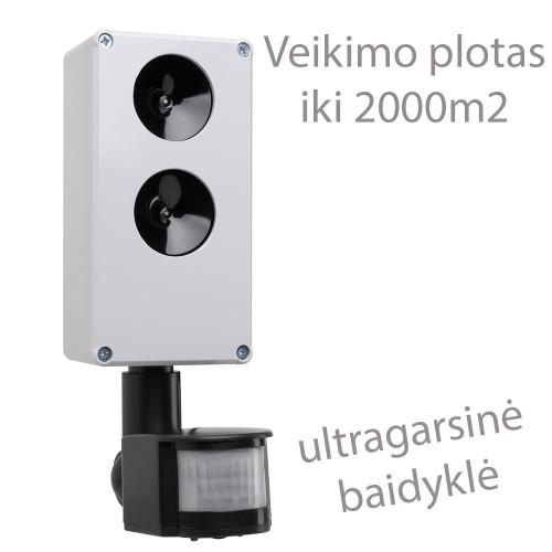 PROFESIONALI ULTRAGARSINĖ BAIDYKLĖ 2000M2