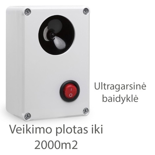 PROFESIONALI ULTRAGARSINĖ BAIDYKLĖ 2000M2