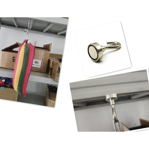 KABLIUKAS SU MAGNETU 14MM, 2 VNT. KABLIUKAS SU MAGNETU 14MM, 2 VNT.