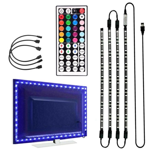 RGB LED JUOSTŲ RINKINYS, SKIRTAS APŠVIESTI TV