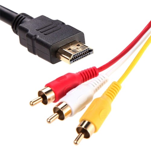 HDMI Į VGA + AUDIO 3X CHINCH RCA LAIDAS HDMI Į VGA + AUDIO 3X CHINCH RCA LAIDAS