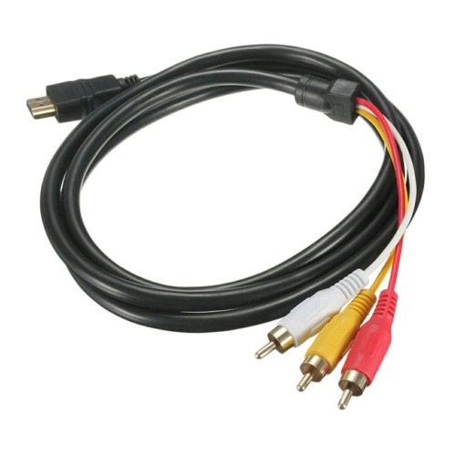 HDMI Į VGA + AUDIO 3X CHINCH RCA LAIDAS HDMI Į VGA + AUDIO 3X CHINCH RCA LAIDAS