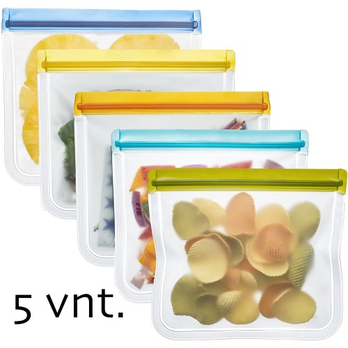 SILIKONINIAI ŠALDYMO MAIŠELIAI, 5 VNT. SILIKONINIAI ŠALDYMO MAIŠELIAI, 5 VNT.