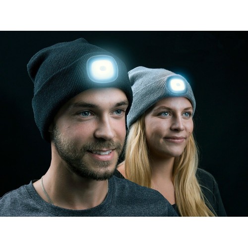 KEPURĖ SU LED ŠVIESA - JUODA KEPURĖ SU LED ŠVIESA - JUODA