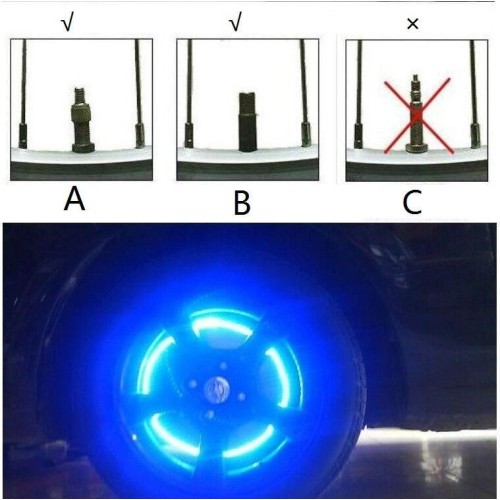 LED VENTILIO GALVUTĖS, 2 VNT. - ŽALIA