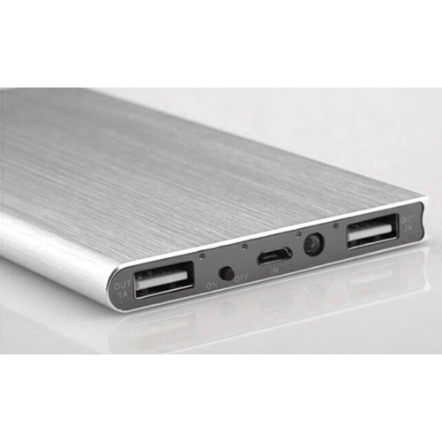 POWER BANK 20000 IŠORINĖ BATERIJA (SIDABRINĖ)