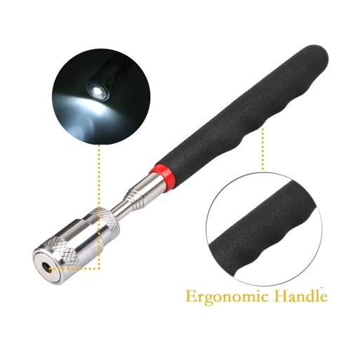 TELESKOPINIS MAGNETAS SU LED