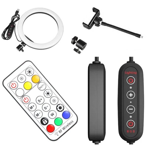RGB LED ŽIEDINĖ LEMPA