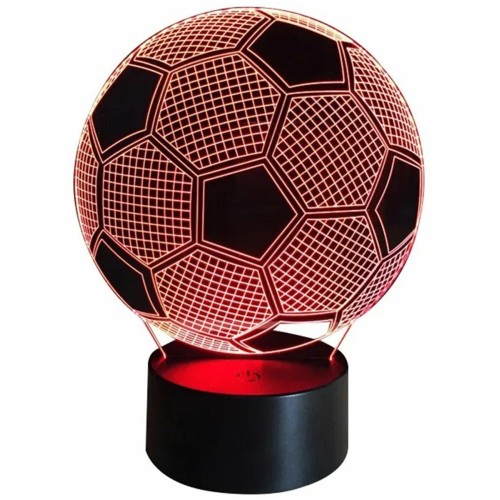 DEKORATYVINĖ LED LEMPA, FUTBOLO KAMUOLIO FORMOS DEKORATYVINĖ LED LEMPA, FUTBOLO KAMUOLIO FORMOS