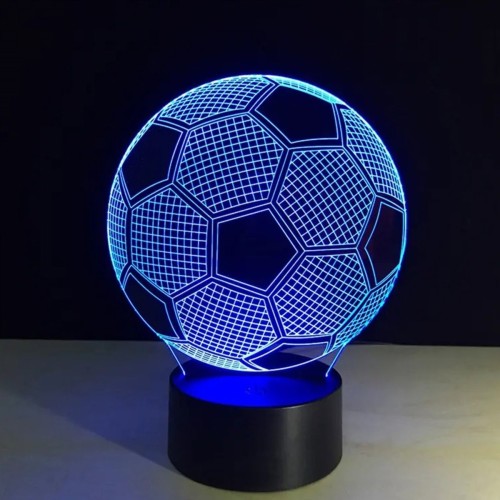 DEKORATYVINĖ LED LEMPA, FUTBOLO KAMUOLIO FORMOS DEKORATYVINĖ LED LEMPA, FUTBOLO KAMUOLIO FORMOS