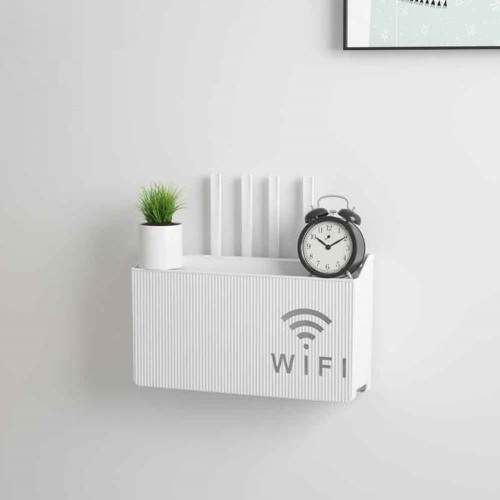 SIENINĖ LENTYNA WI-FI MARŠRUTIZATORIUI (BALTA) SIENINĖ LENTYNA WI-FI MARŠRUTIZATORIUI (BALTA)