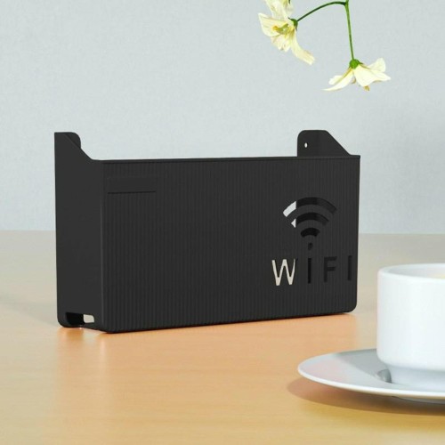 SIENINĖ LENTYNA WI-FI MARŠRUTIZATORIUI (JUODA) SIENINĖ LENTYNA WI-FI MARŠRUTIZATORIUI (JUODA)