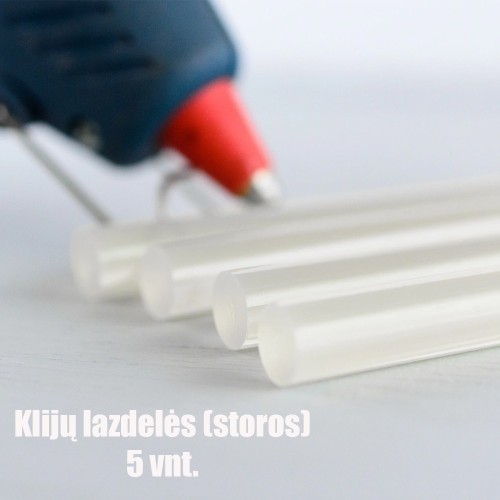 KARŠTŲ KLIJŲ LAZDELĖS (STOROS) 5 VNT. KARŠTŲ KLIJŲ LAZDELĖS (STOROS) 5 VNT.