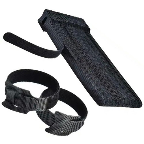 VELCRO KABELIŲ RAIŠTELIŲ RINKINYS 50VNT.