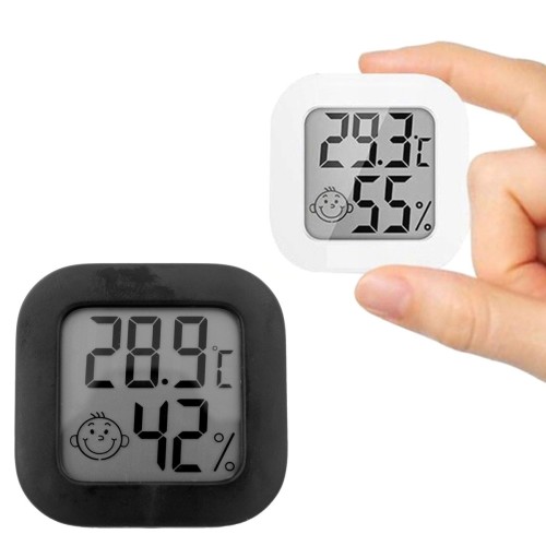 TERMOMETRAS, HIGROMETRAS SU LCD EKRANU