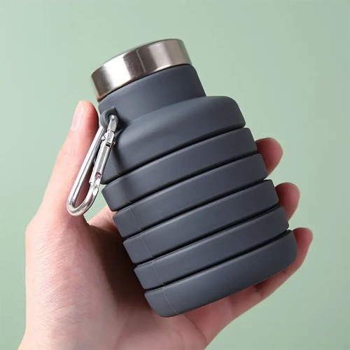 SILIKONINĖ GERTUVĖ 550ML. - MĖLYNA SILIKONINĖ GERTUVĖ 550ML. - MĖLYNA