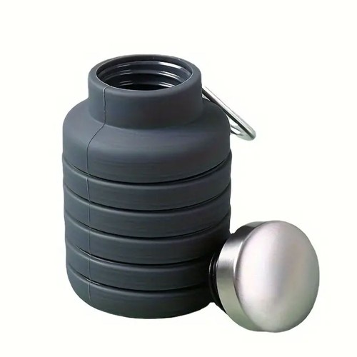SILIKONINĖ GERTUVĖ 550ML. - MĖLYNA SILIKONINĖ GERTUVĖ 550ML. - MĖLYNA