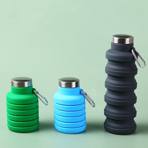 SILIKONINĖ GERTUVĖ 550ML. - PILKA