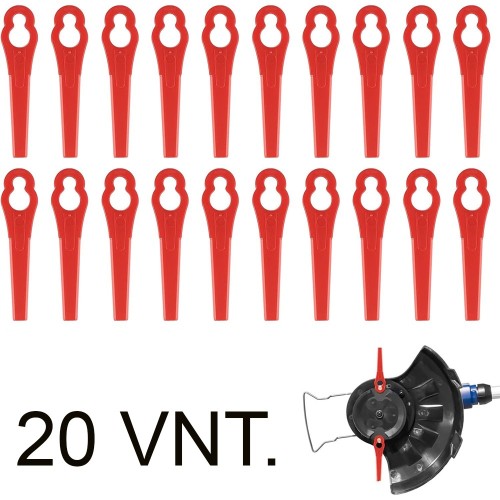 PLASTIKINIAI VĖJAPJOVĖS PEILIUKAI 20VNT.
