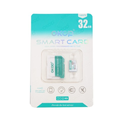 ATMINTIES KORTELĖ MICROSD 32GB OKOP ATMINTIES KORTELĖ MICROSD 32GB OKOP