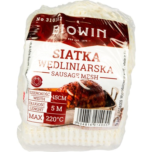 MĖSOS TINKLELIS (220°C) PLOTIS 15CM X 5M MĖSOS TINKLELIS (220°C) PLOTIS 15CM X 5M