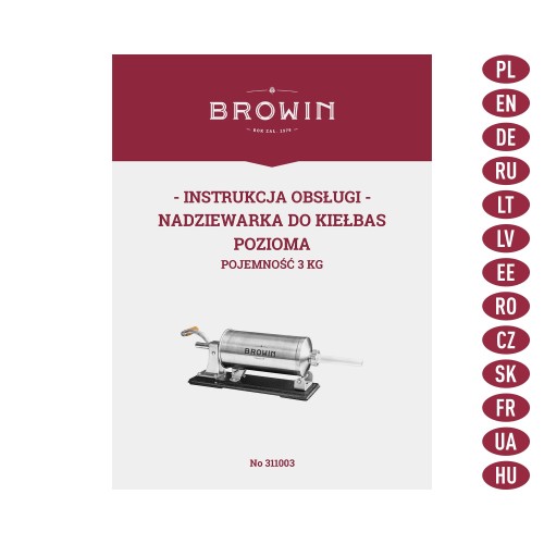 HORIZONTALUS DEŠRELIŲ KIMŠTUVAS 3 KG HORIZONTALUS DEŠRELIŲ KIMŠTUVAS 3 KG