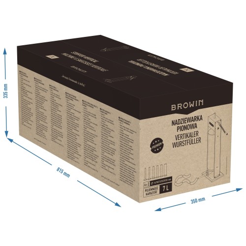 PREMIUM KLASĖS VERTIKALUS KIMŠTUVAS 7L PREMIUM KLASĖS VERTIKALUS KIMŠTUVAS 7L