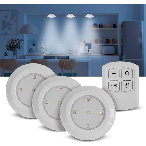 3X LED LEMPUTĖS SU PULTELIU 3X LED LEMPUTĖS SU PULTELIU