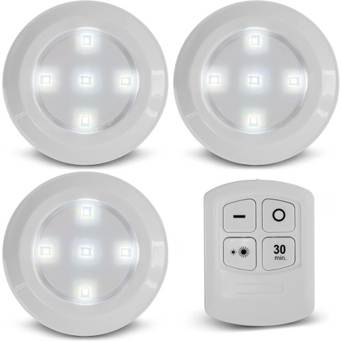 3X LED LEMPUTĖS SU PULTELIU 3X LED LEMPUTĖS SU PULTELIU